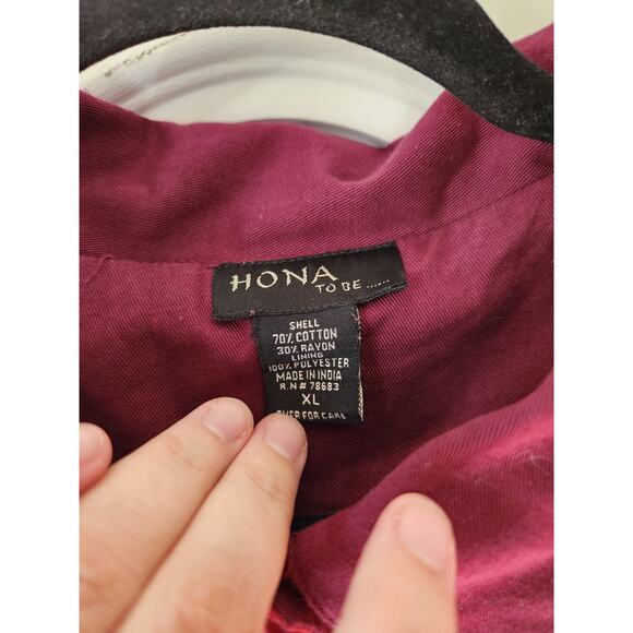 Hona To Be vintage Embroidered Jacket Womens XL - Picture 4 of 5